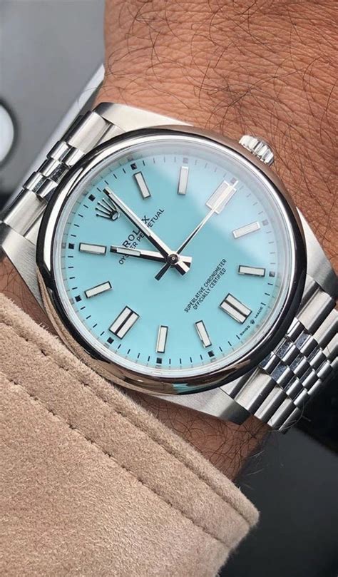 rolex oyster perpetual aqua blue|Rolex Oyster Perpetual watch price.